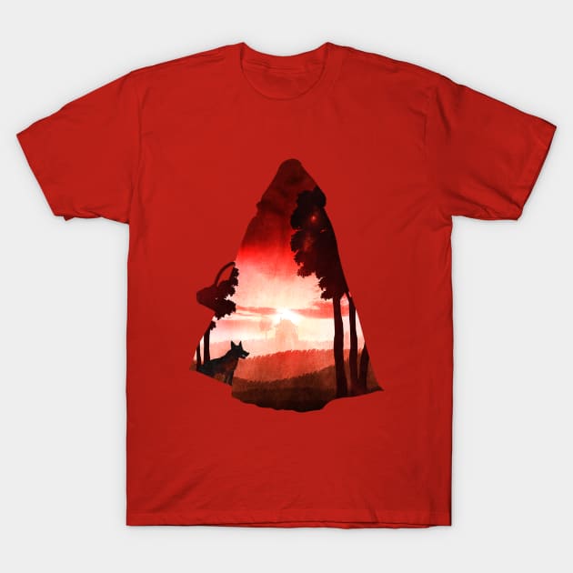 Red Riding Hood T-Shirt by DVerissimo